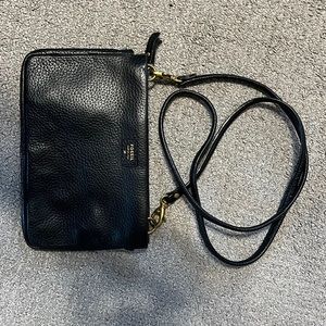 Small Fossil leather Crossbody purse